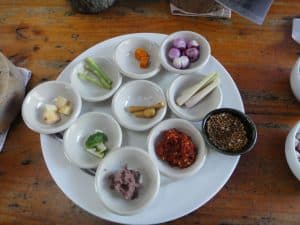 Gewürzmischungen rote Currypaste